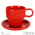 High Quality Solid Color Cup and Saucer